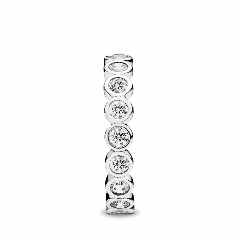 Pandora AlluStackable Ring Brilliant Stackable Ring NZ, Sterling Silver (710298-UZS)